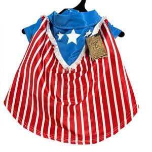 New Paw & Tail Patriotic Western
Dog Shirt Size L